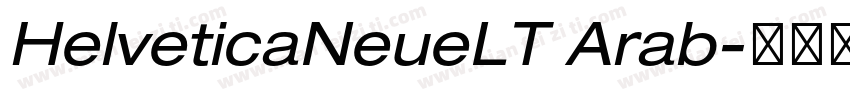 HelveticaNeueLT Arab字体转换
